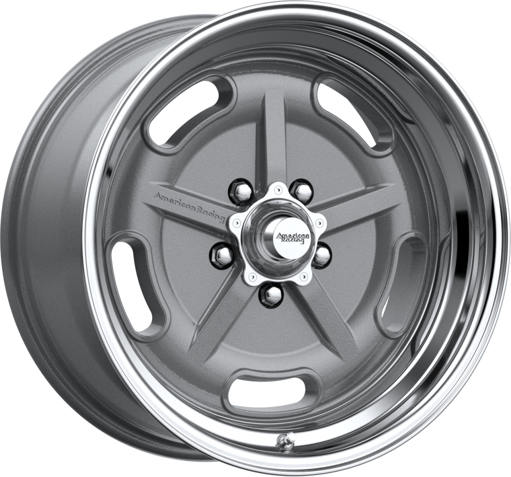 VN511G Salt Flat One Piece Gray Centers Vintage Wheels Mustang Hot 